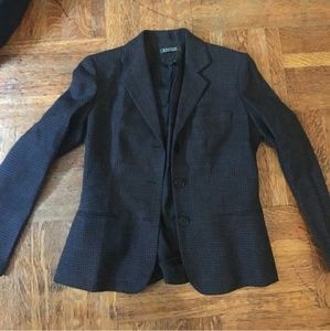 LRL | houndstooth blazer